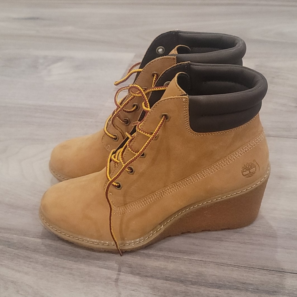 Timberland wedge boots classic wheat nubuck